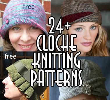 knit cloche hat free pattern