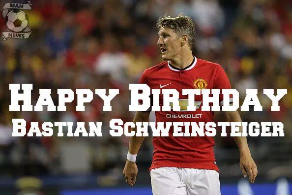 Happy Birthday Bastian Schweinsteiger.... 