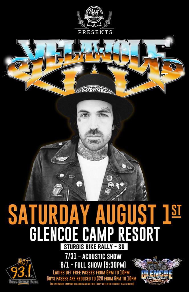 GlencoeResort's tweet photo. .@Yelawolf w/ acoustic set at 9:30 tonight in the @GlencoeResort Pavilion. Full band tomorrow 9:30! @PabstBlueRibbon http://t.co/cNbOSdIu8W