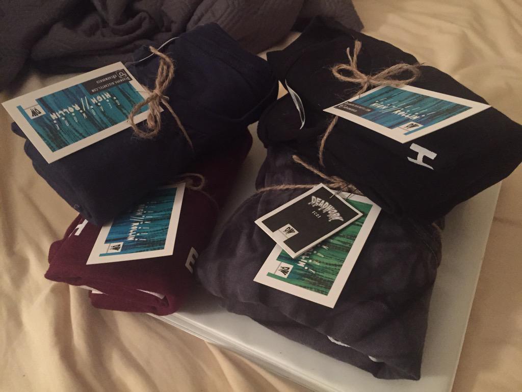 deadworkco's tweet photo. We have a few shirt orders to get delivered! http://t.co/tZrXbwQCib