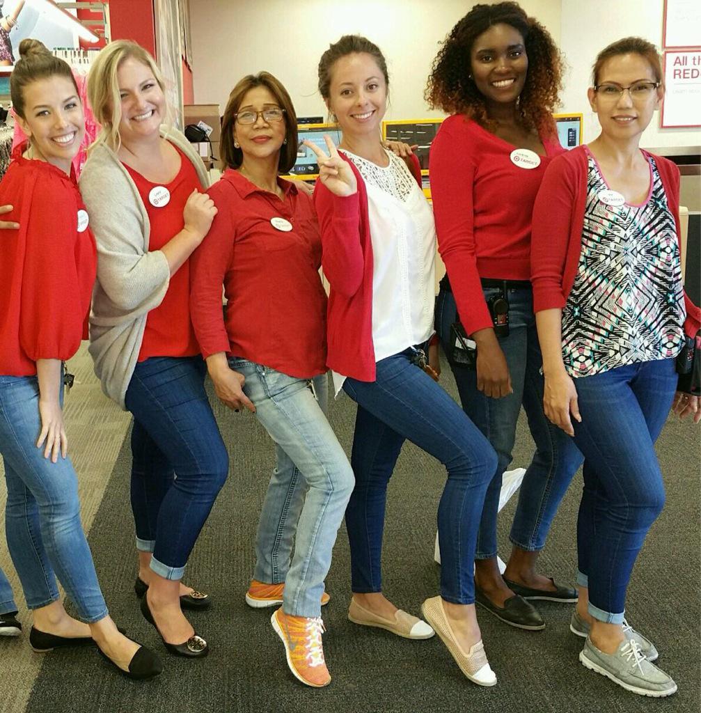 #t0305 softlines team looking good in our target jeans! #drivingsales