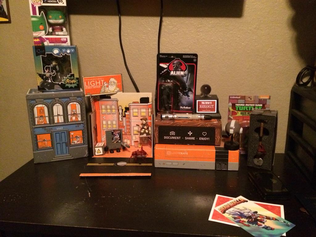 joeydlf's tweet image. @lootcrate I finally had the time to do something with my crates! #lootcrate #bestsubscriptionservice