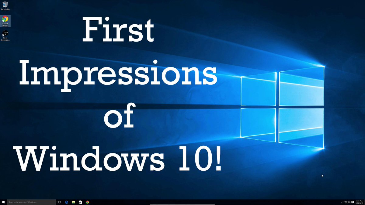 fancyshowtech's tweet photo. Curious about #Windows10?  In our new video, Carmen shares his first impressions of the OS! https://t.co/taRABxKr7X http://t.co/Rpnt70NfqC