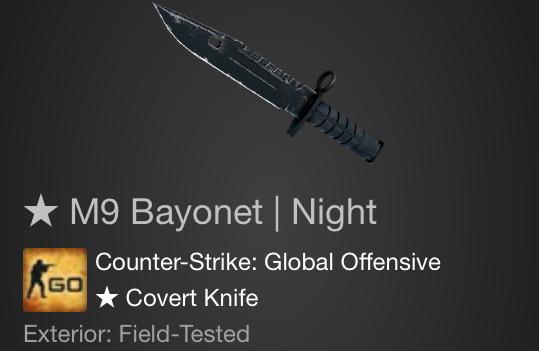 AutumnRhodess's tweet photo. Doing a giveaway from my winnings on @CSGOJackpotcom this week! RT/Follow this tweet to enter! M9 Bayonet Night! http://t.co/3prcBS70li