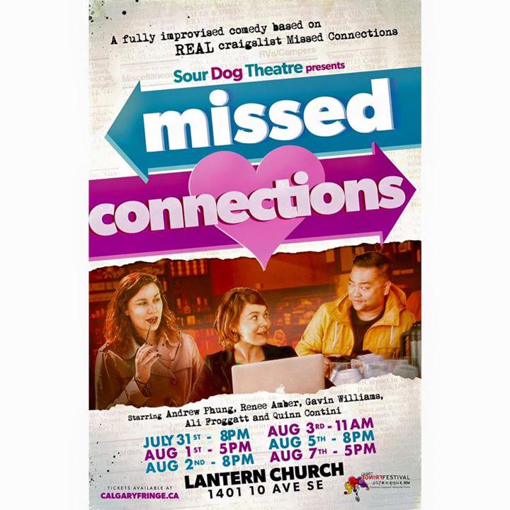 jennlcalgary's tweet photo. Just saw Missed Connections @calgaryfringe totally worth it- check it out! #mcfringe http://t.co/buQB9jo4El