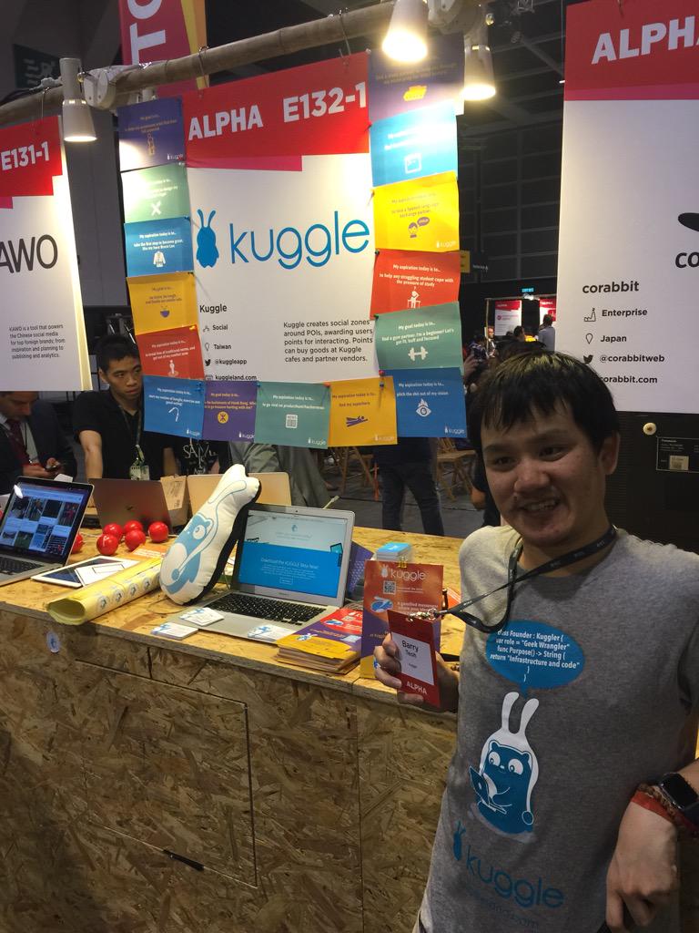 KuggleApp's tweet photo. 我們會在RISE設立攤位！最色彩繽紛的攤位可以得到分數，我們覺得我們可以得到，來看看我們吧! #Kuggle #app #hk #RISEConf #startup http://t.co/W8yTphA8ic