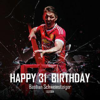 Happy 31th Birthday Bastian Schweinsteiger
Herzlichen Glückwunsch zum Geburtstag Basti. 
