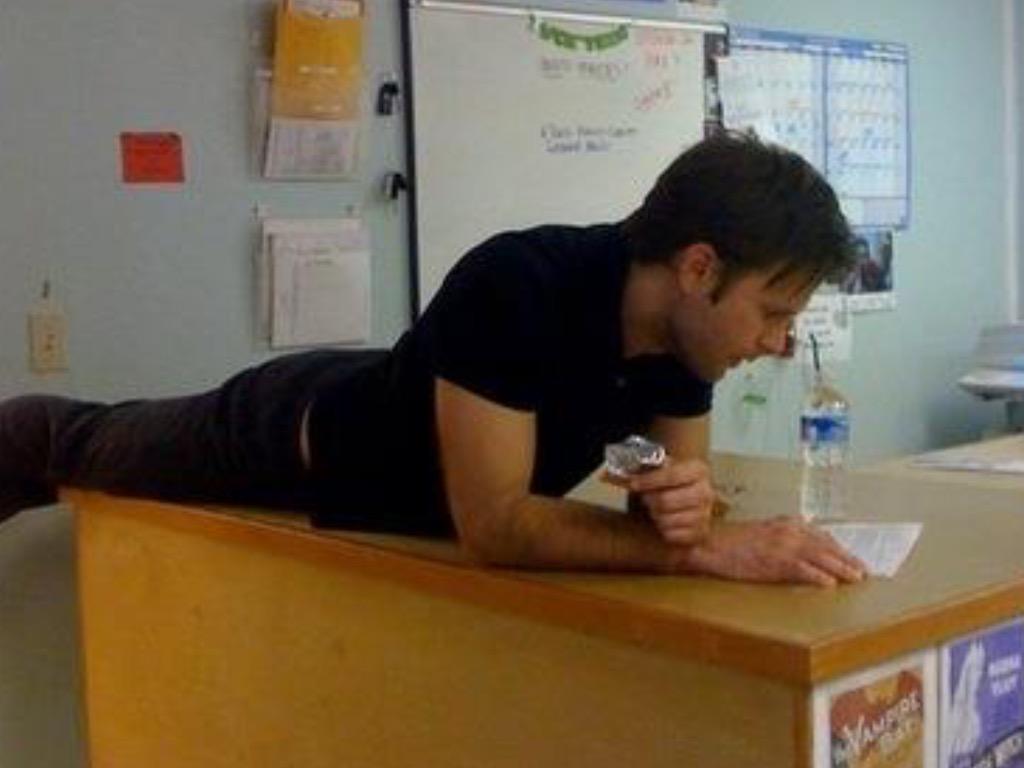 Sometimes I like to teach my classes like this