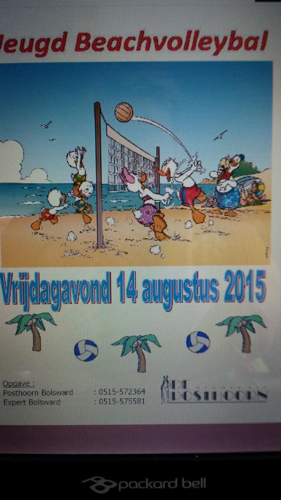 Met dit weer krijg je weer zin om te beachvolleyballenvolleyballen...heb jij je al opgegeven?