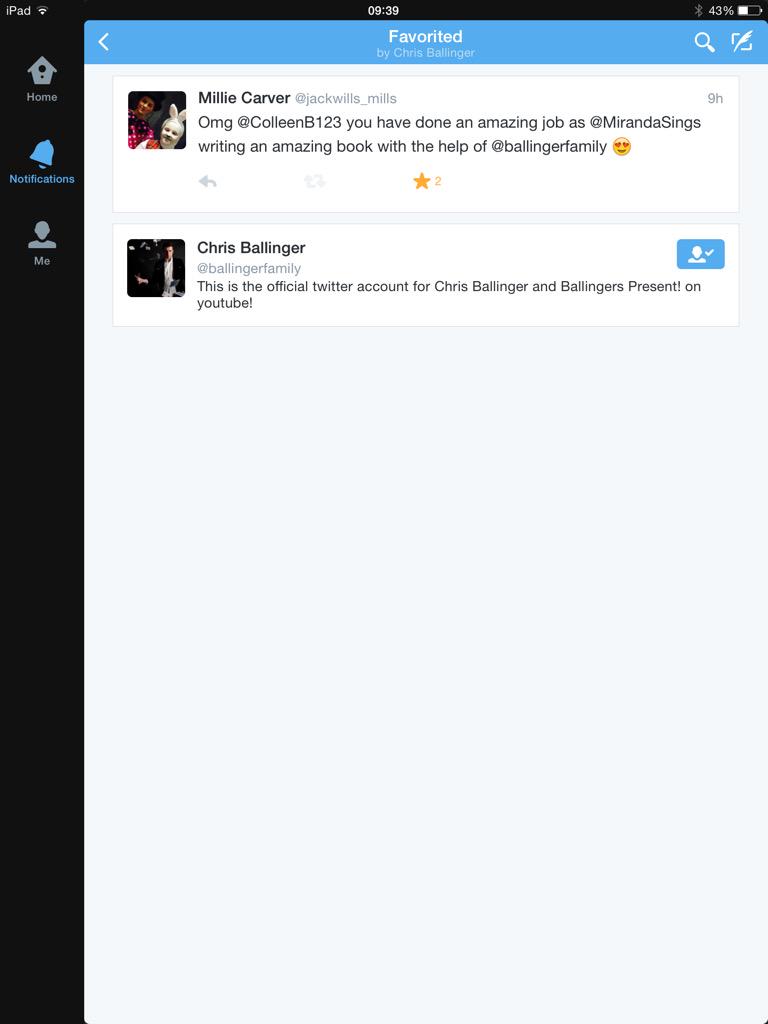 jackwills_mills's tweet image. Omg omg @ballingerfamily favourited my post 😝😝😝😍😍😍😱😱 I love all of his family's blogs they are amazing #goandwatch