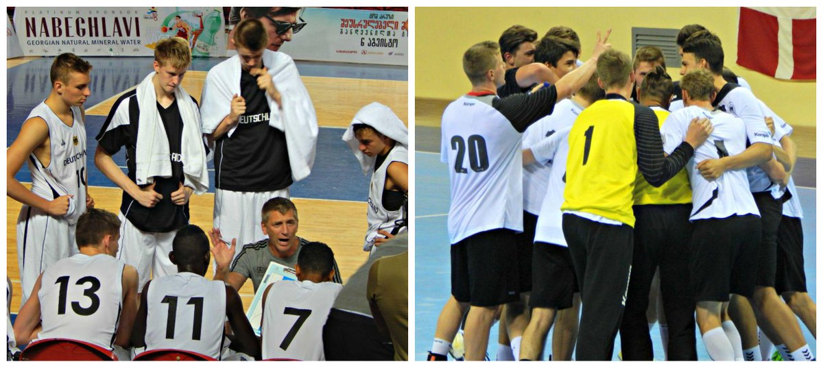 TimZillmer's tweet photo. Fertig machen zum Daumen Drücken! Jungs vom @DBB_Basketball &amp; @DHB_Teams gleich um Bronze #EYOF2015 #WirfuerD @DOSB http://t.co/Tt0cVIgEwV