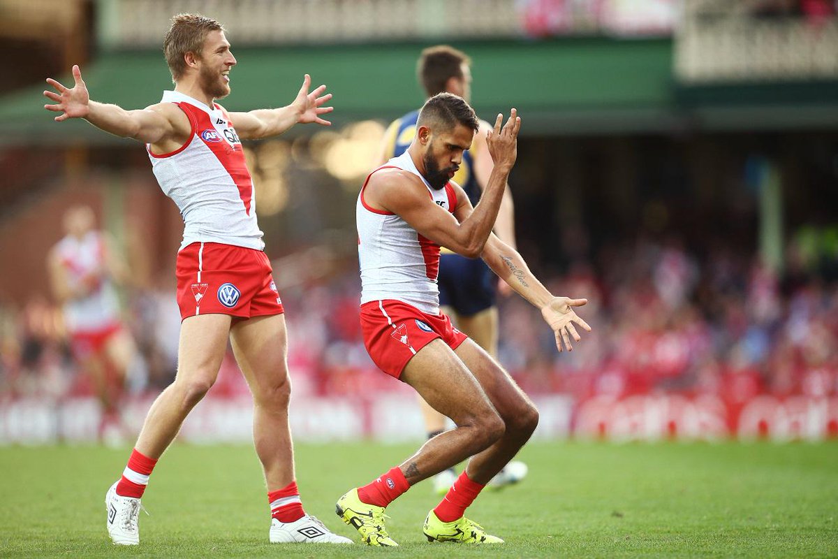 sydneyswans's tweet image. Swans surge at the SCG to run out 52 point winners! Sydney 17.15.117 dft. Adelaide 9.11.65. #goswans #AFLSwansCrows