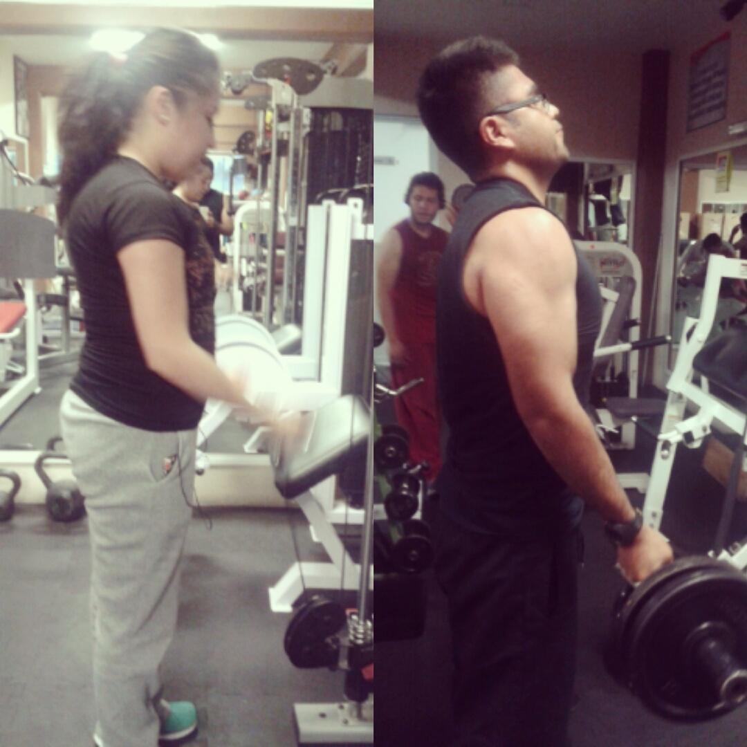 enrique_mal's tweet photo. Terminando la semana como se debe, con un buen entrenamiento y que mejor que al lado de mi compañera! 💪 👫 http://t.co/mkHOkzUhr2