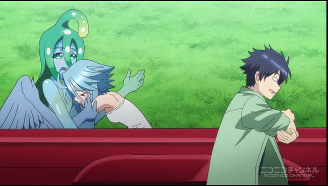 ぬひけ Tn ヌカツキ Pe Twitter モンスター娘のいる日常 4話 今回の一枚 ごしゅじーん と言いながらスーに抱きつくパピ 呼んでから飛びついたからこうくるとは思わなかったｗ Http T Co R43iqartzp