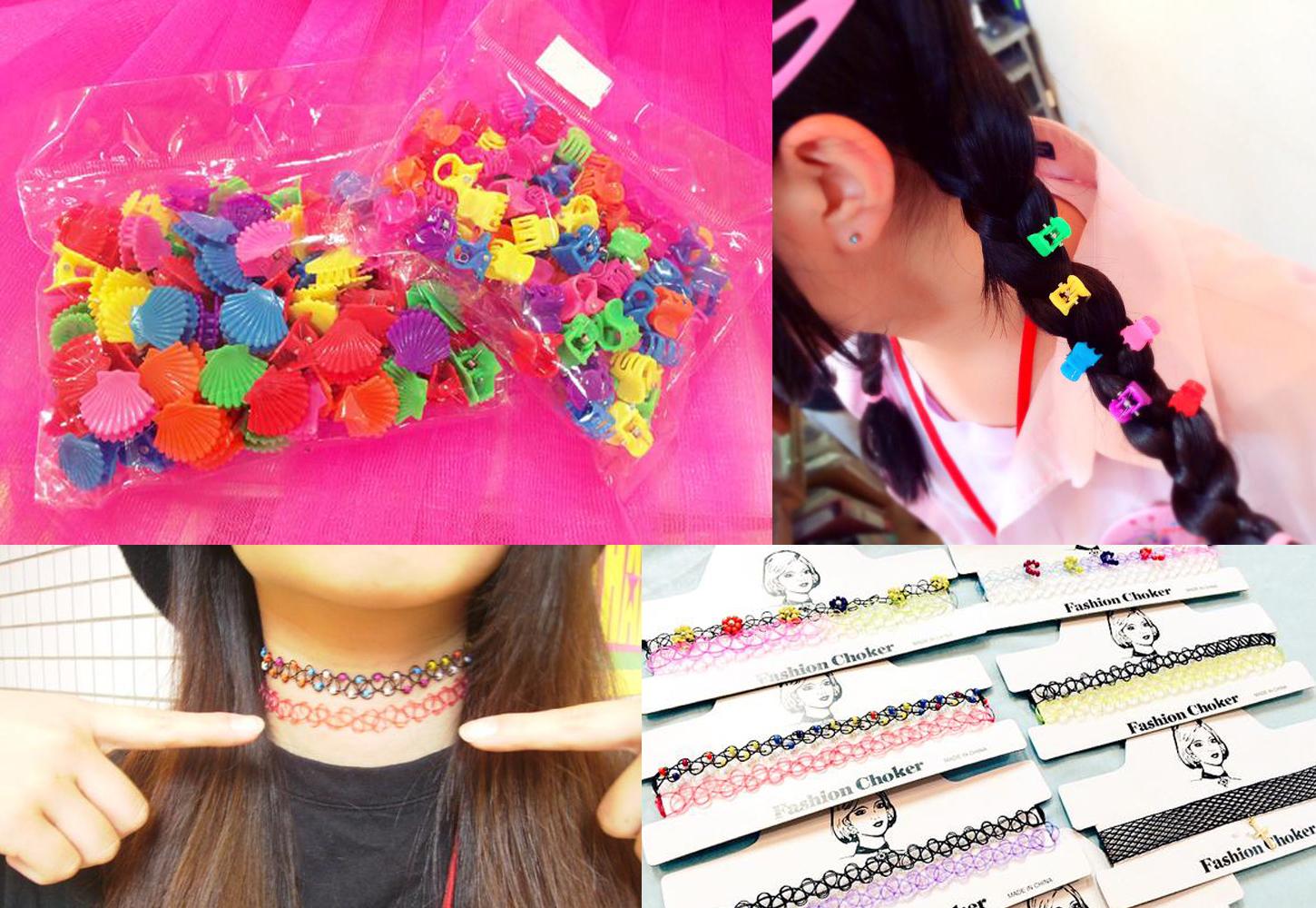 サンキューマート 公式 Twitterissa コーディネートのアクセントに チョーカーとカラフルで可愛いミニヘアクリップ ノーマルタイプ シェルモチーフ ヘアクリップはたくさん入ってお得な1pacで390円 税 サンキューマート各店舗で大人気