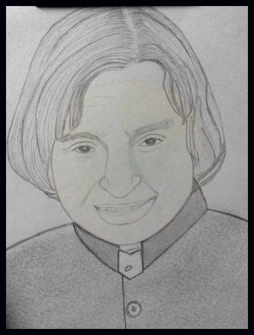  How To Draw Apj Abdul Kalam Sketch Step By Step for Kids