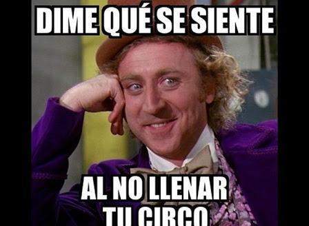 el_desiderio's tweet photo. #CircoBamba por fin cerraron circos sin talento alguno. Para esto esta mejor el circo político actual . http://t.co/JB2dX06Zw1