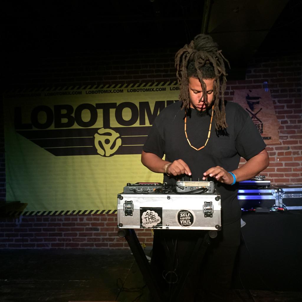 LOBOTOMIX's tweet photo. #AFTheNaysayer is rocking the #LBMX @LOBOTOMIX #HipHop Stage #secretstages2015 #secretstages at #matthews http://t.co/Z1j4pQJJgi