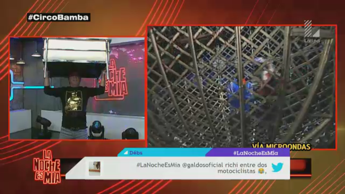 gkazuyas's tweet photo. #CircoBamba @richidelanoche @galdosoficial @csarpereiradiaz @isazolezzi jaja que espectaculo de medianoche http://t.co/NHtMOitCeA