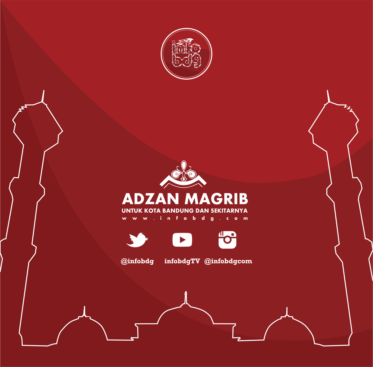 infobdg's tweet photo. Adzan Maghrib utk Wilayah Bandung dan sekitarnya", Mari shalat tepat waktu Taruwit :) http://t.co/XFzzt3Xiou