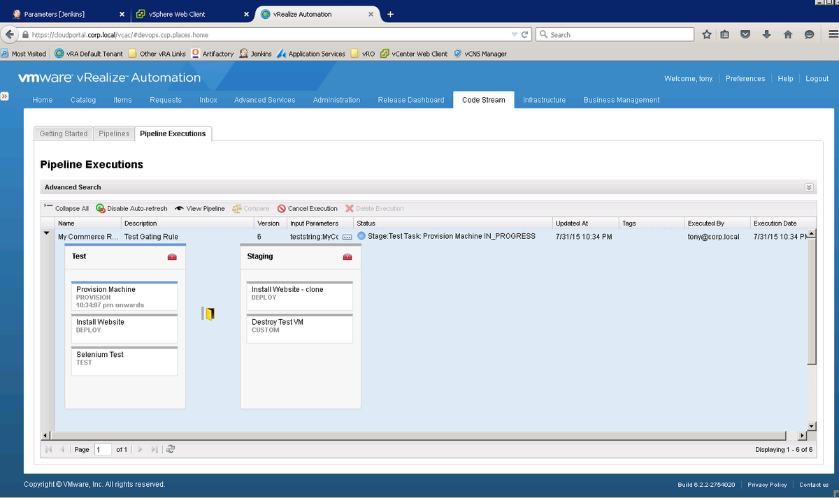 virtualsticks's tweet image. Bit of #VMware #vRealize #CodeStream lab time fun