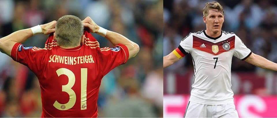 Happy 31st birthday, Bastian Schweinsteiger!  He served Bayern for 17 years. Once a bavarian always a bavarian!  