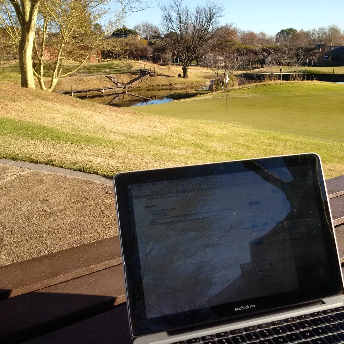 Richvl's tweet photo. Not the worst place to do some sermon prep.. http://t.co/MjhGZsNdOX