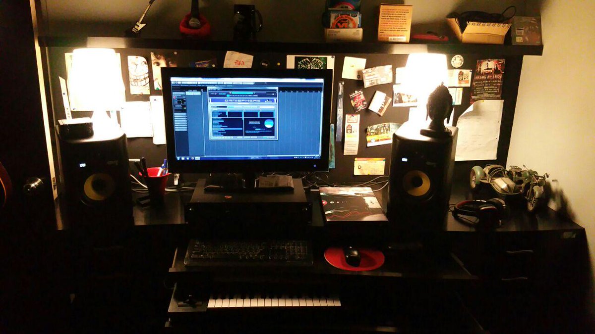 LastRituals's tweet photo. "Kaalhasti" recording updates:
Keys tracked down at Ethereal track studios. http://t.co/mCdx9nJRFI