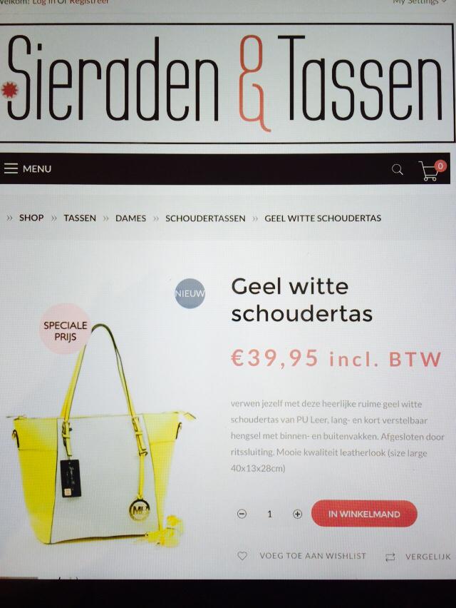 Geniet nu van onze zomer #Sale en artikelen met #Specialeprijs. Geen echte Michael Kors maar wel het zelfde model!...