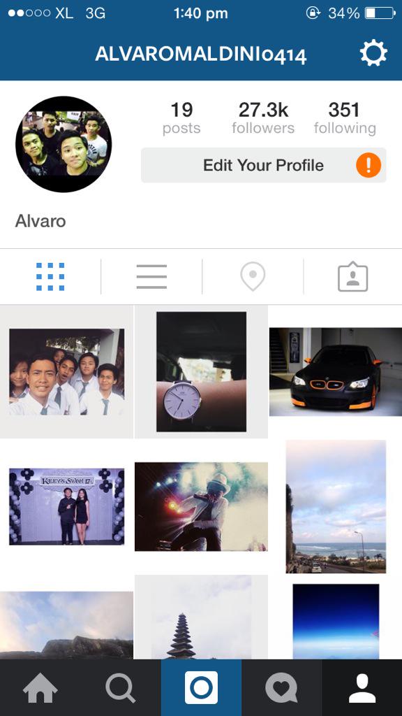 Follow my new Instagram!! @alvaromaldini0414