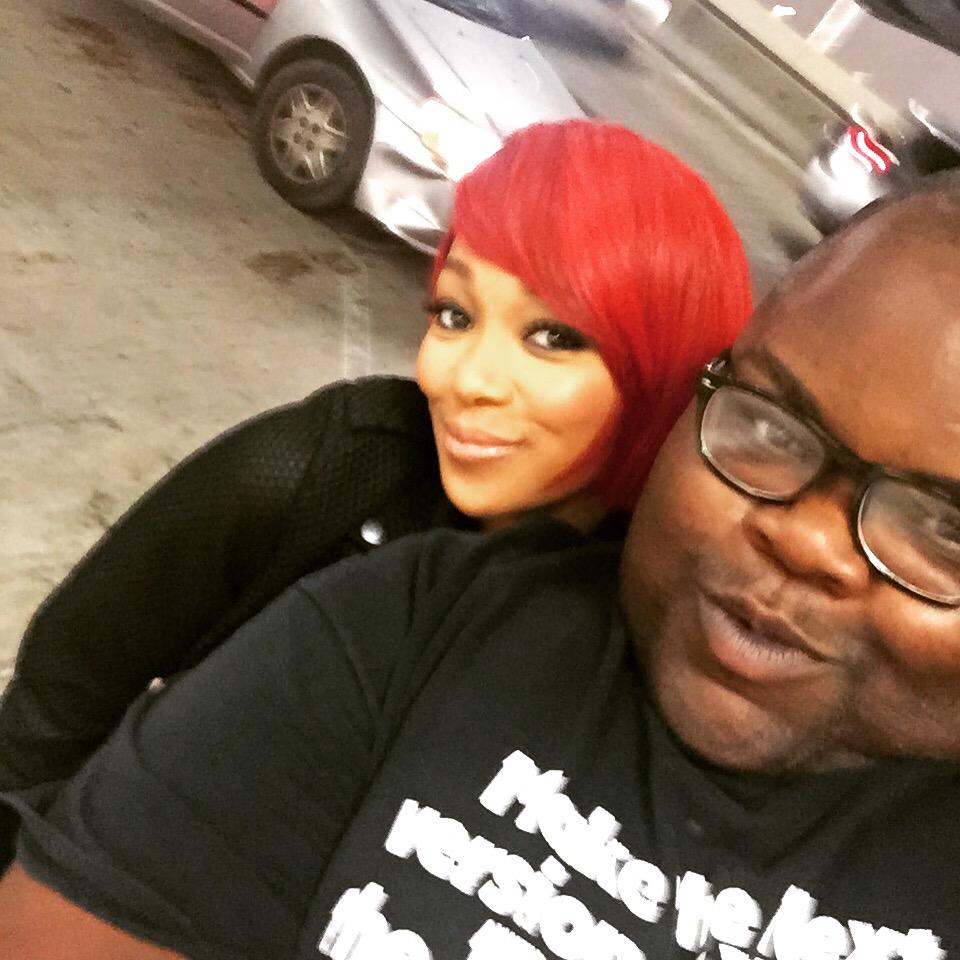 SibleyWorld's tweet photo. Just ran into the lovely & sweet, @MonicaBrown while waiting for our flights #CodeRedIsComing #MonicaBrown http://t.co/1I5XmhjtFD