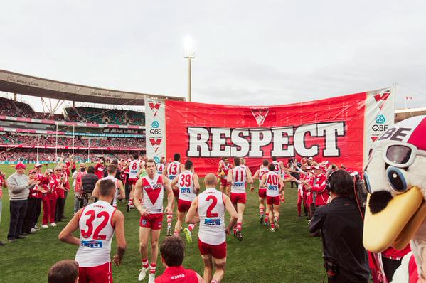 telegraph_sport's tweet image. Great banner, great message from @sydneyswans. #Respect #IStandWithAdam LIVE HERE bit.ly/1IPNcp8