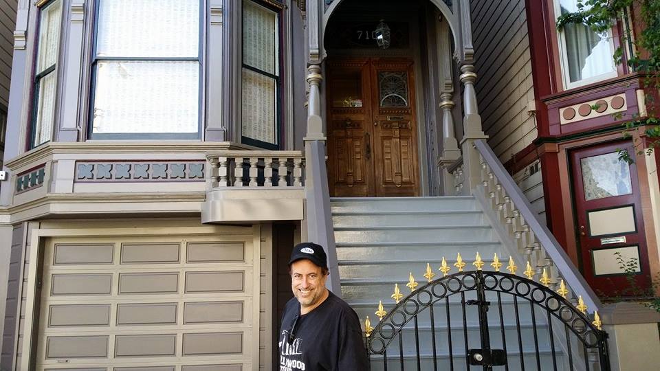 Happy Bday Jerry Garcia. I like how he discovered new things when he played. Here\s me @ Grateful Dead house San Fran 