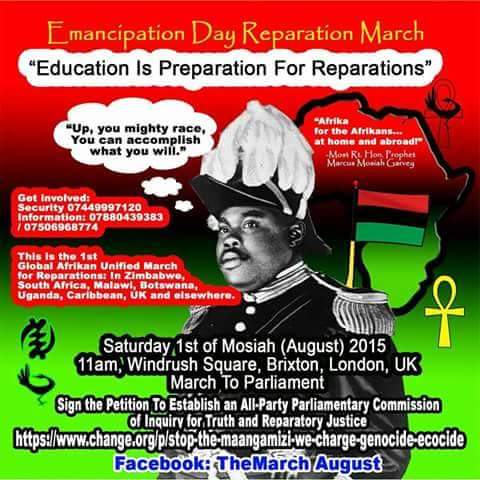 EdutainmentFest's tweet photo. "@BlkHistStudies: Emancipation Day Reparation March today from 11am. http://t.co/LxHlU53uWM"