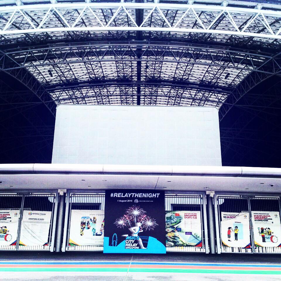 CityRelay's tweet image. Gates open in 30 mins! Dash on over to Singapore Sports Hub soon guys, and enter from gates 1-23! See u soon!