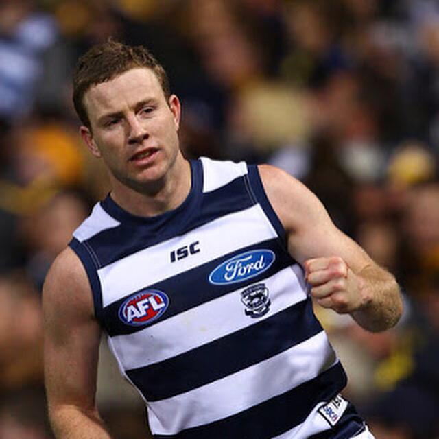 MorrisFinance's tweet photo. Congratulations to @Steviejohnson20 becoming the @GeelongCats 3rd highest goal scorer in history #Mighty #MFL2015 #SJ http://t.co/1tvBkYQjJa