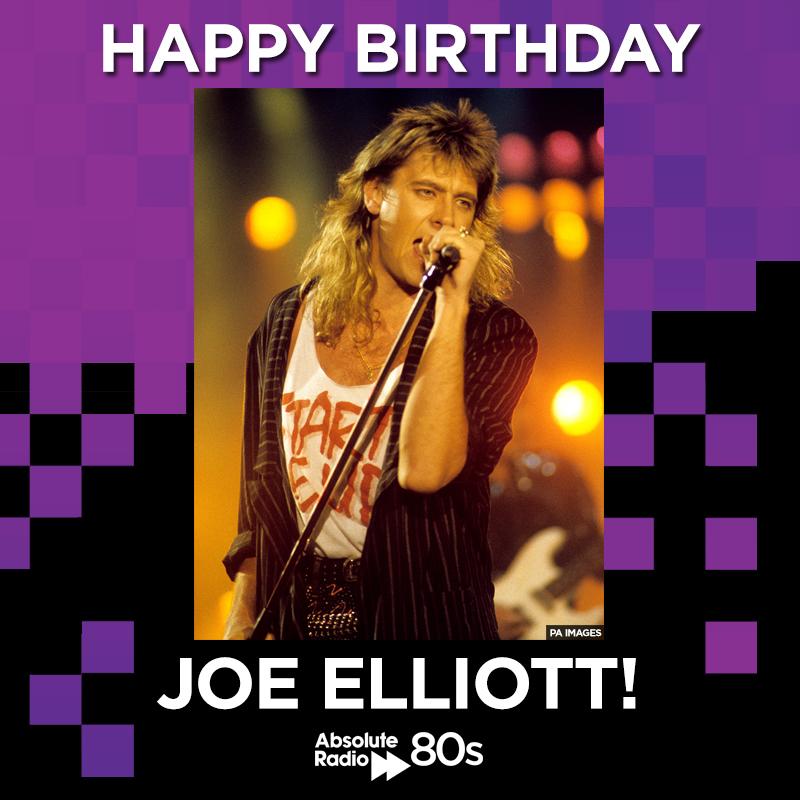 Happy birthday to Def Leppard frontman Joe Elliott - 56 today, you Rock of Ages!
 