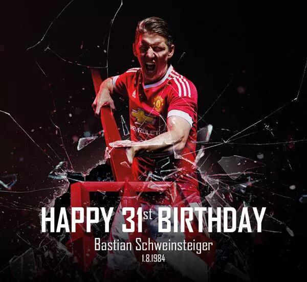 Happy 31th Birthday, Bastian Schweinsteiger! 