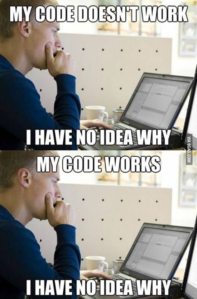 codewithmei's tweet image. #programmersproblem 😂😂
