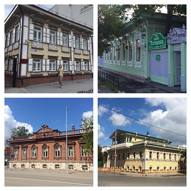 A small sample of #oldwoodenhouses in the #historicalcentre of #Tyumen #Siberia #тюмень
