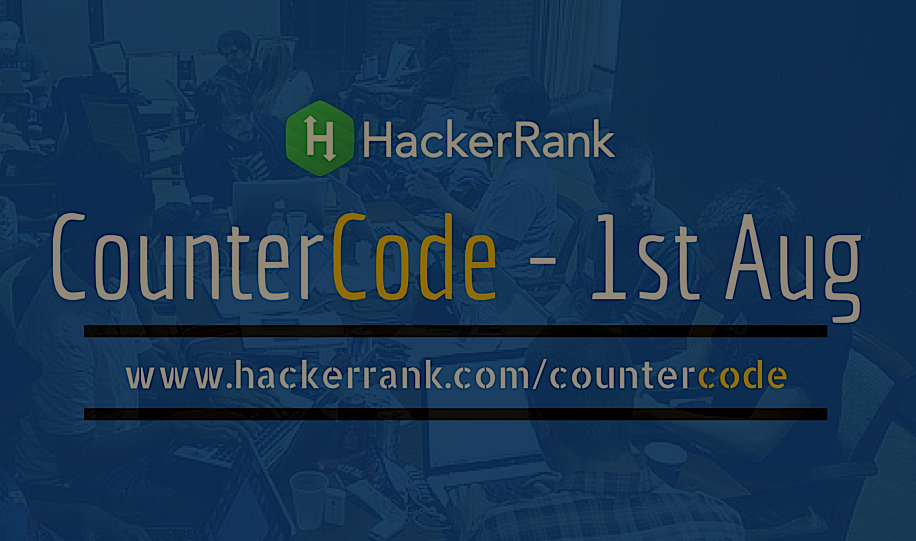 hackerrank's tweet photo. #CounterCode (http://t.co/aClJjfP3tc) begins today. Sponsors @asana @blippar @eHarmony @Launch_Code @marketo @Verizon http://t.co/Ij6hkZoXnS