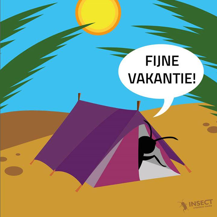 Insectcreatieve's tweet image. I.v.m. de vakantie zijn wij t/m 14 augustus gesloten.