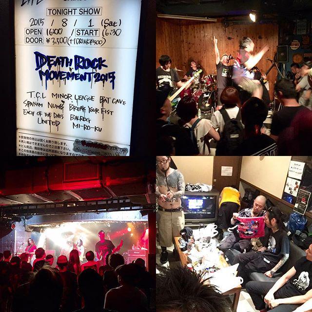 浅草からの新宿LOFT！DEATH ROCK MOVEMENT、14年ぶりの復活楽しかった！EACH OF THE DAYS、NUMB、UNITED、マイナーリーグ、BATCAVE… ift.tt/1eJVHDW