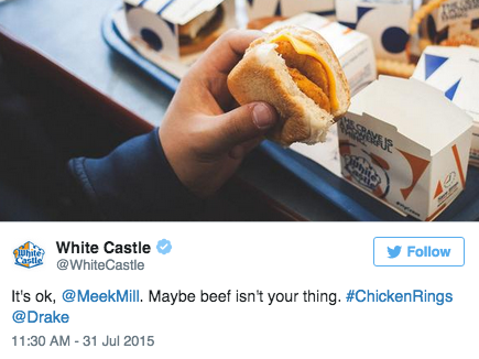 XXL's tweet photo. Major brands have gotten involved in the #meekvsdrake beef (pun intended): http://t.co/ImpxRC7s05 http://t.co/33uxemGNxa