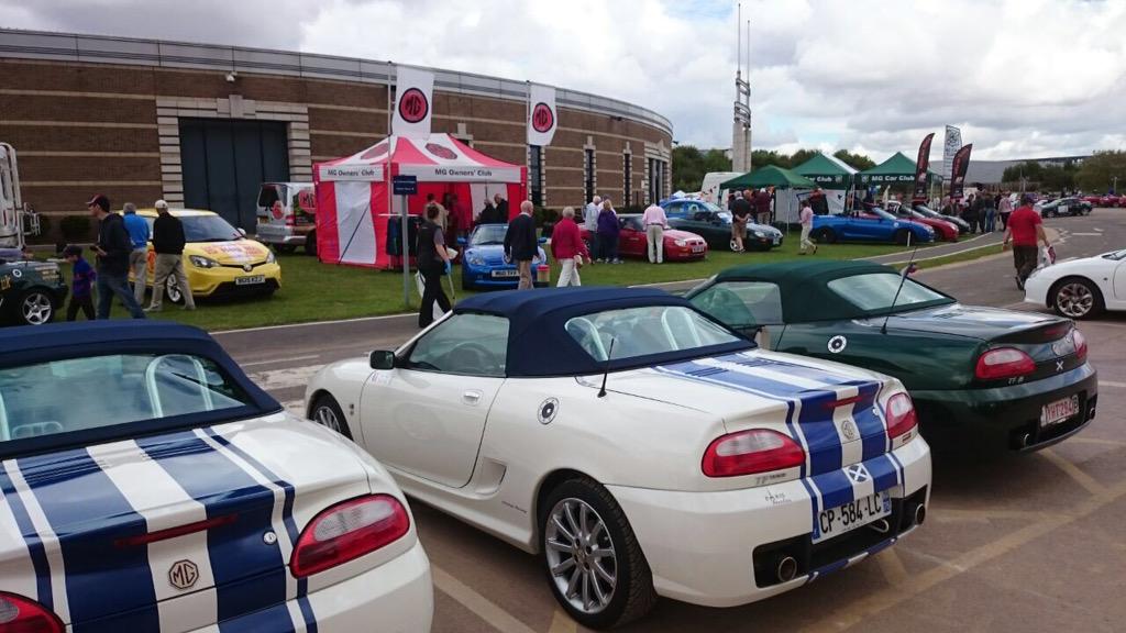 TheMGOwnersClub's tweet photo. Celebrating 20 years of the #MGF here at The Heritage Motor Centre, Gaydon. #MGFGalore are you here with yours? http://t.co/sCQKYJRY56