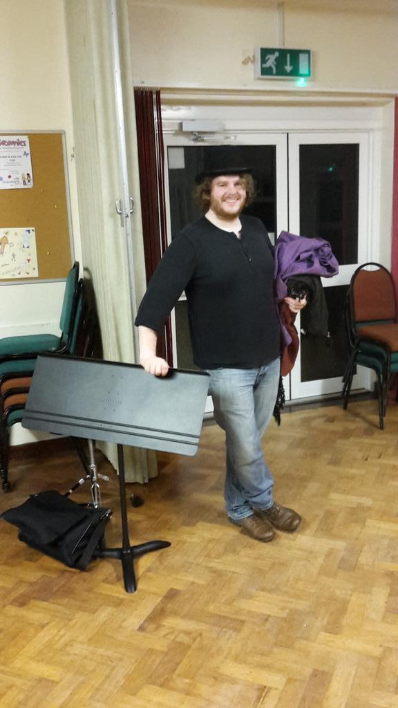 SweeneyMinehead's tweet image. Right. Let's get to 100 followers. Anyone will to RT us? 

Sweeney Todd, The Regal, Minehead 13th 22nd August.