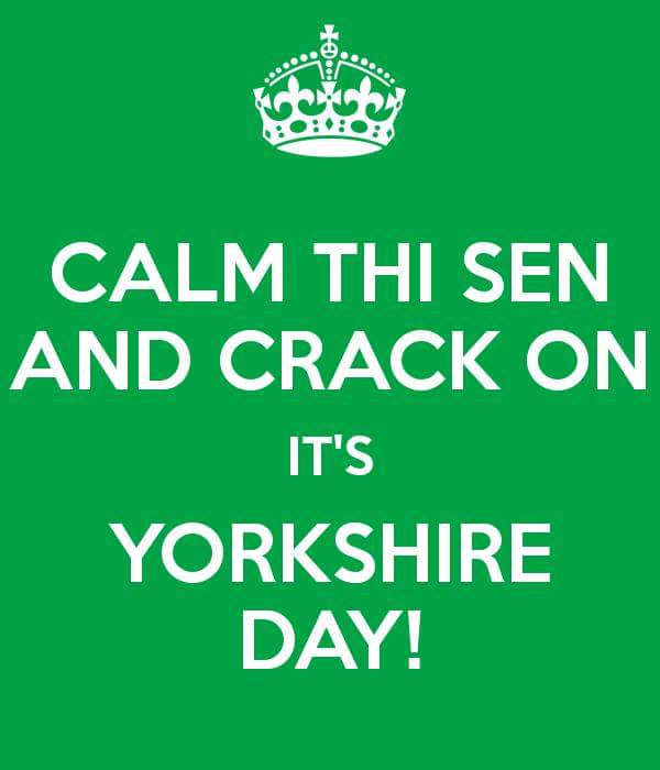 martinjohnsmith's tweet photo. Happy Yorkshire day! http://t.co/ALdgonzPia