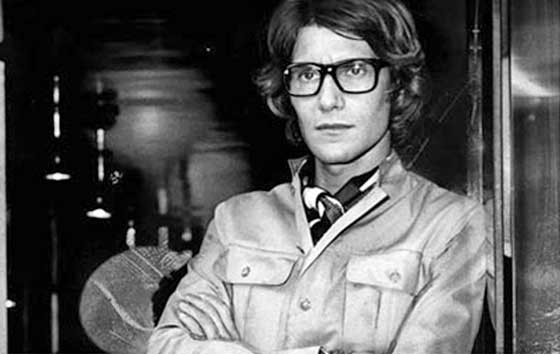  in 1936: French designer Yves Saint Laurent is born. Happy Birthday 