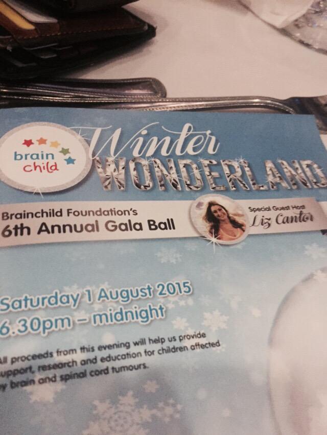 TheBrainchildFd's tweet photo. Big thank you to the beautiful @lizcantor who is our special guest host for this evenings ball! #BrainchildFoundation http://t.co/oOEGq4g9je