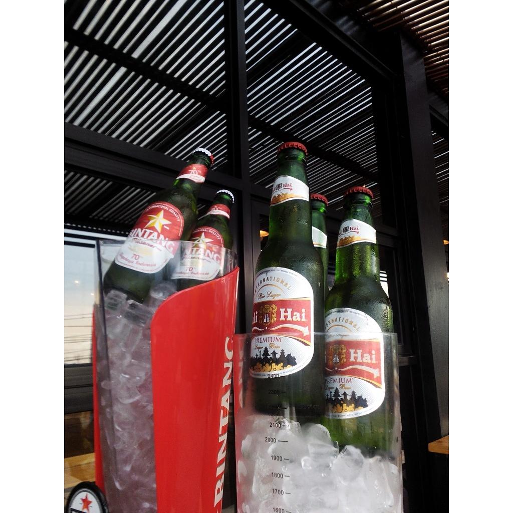 Only at Upper East Jl. Raya Golf no 92, Dago, Bandung you can get crazy price of Bintang and Bali Hai beer 15k NETT !